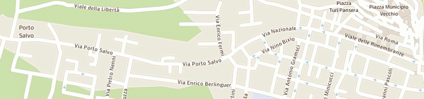 Mappa della impresa municipio  a MELITO DI PORTO SALVO