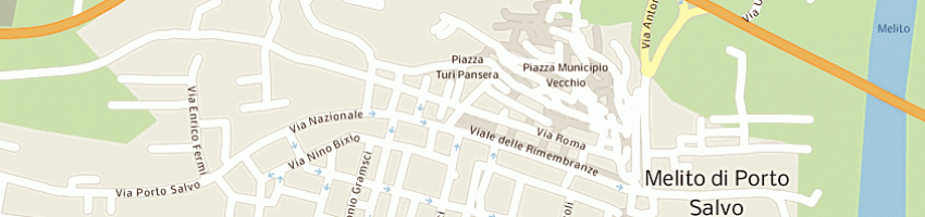 Mappa della impresa pizzi vincenzo  a MELITO DI PORTO SALVO