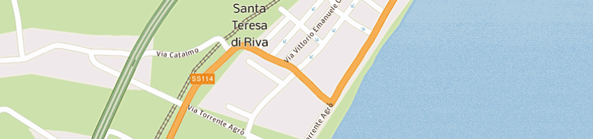 Mappa della impresa jonica ricambi snc di muscolino carmelo e lo giudice santi a SANTA TERESA DI RIVA