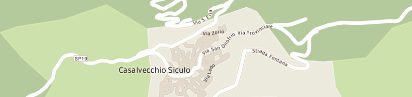 Mappa della impresa poste italiane a CASALVECCHIO SICULO