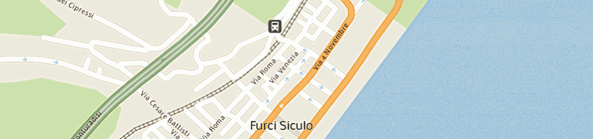 Mappa della impresa edil tecnica furcese (srl) a FURCI SICULO