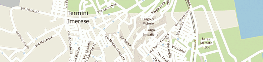 Mappa della impresa societa' la realizzatrice (spa) a PALERMO