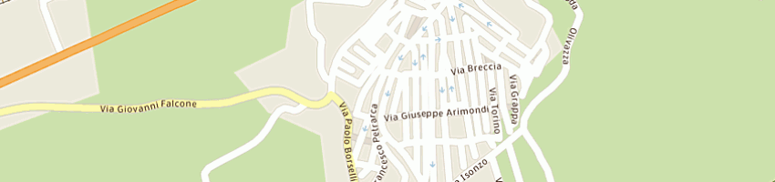 Mappa della impresa municipio a CAMPOFELICE DI ROCCELLA