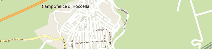 Mappa della impresa aquilino lorenzo a CAMPOFELICE DI ROCCELLA