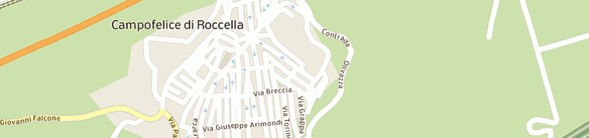 Mappa della impresa carlino gianfranco a CAMPOFELICE DI ROCCELLA