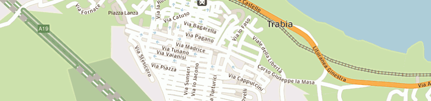 Mappa della impresa vallelunga francesco paolo a TRABIA