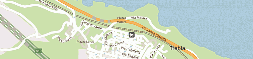 Mappa della impresa municipio a TRABIA