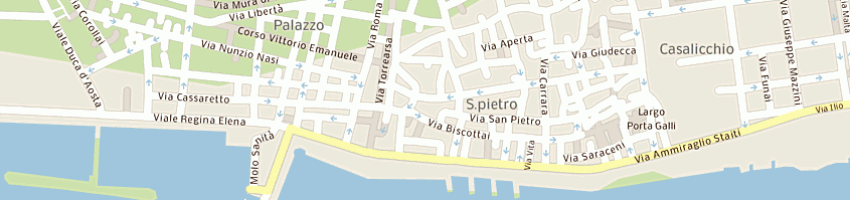 Mappa della impresa piacentino antonino a TRAPANI