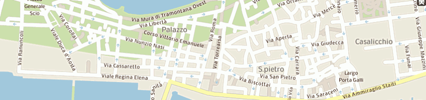 Mappa della impresa parrocchia s lorenzo a TRAPANI