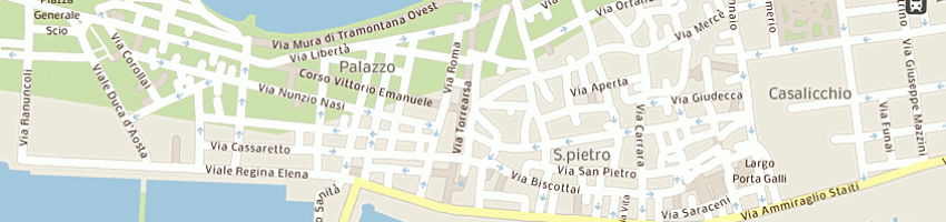 Mappa della impresa municipio a TRAPANI