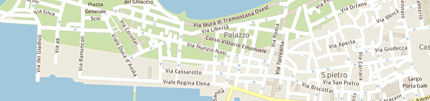 Mappa della impresa municipio di trapani a TRAPANI