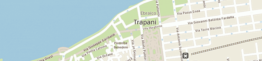 Mappa della impresa poste italiane a TRAPANI
