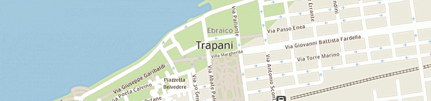 Mappa della impresa farmacia fontana daniela a TRAPANI