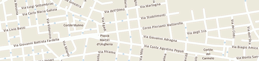 Mappa della impresa fontana giacoma a TRAPANI