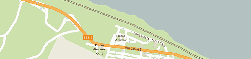 Mappa della impresa giaimi rosario a POLLINA