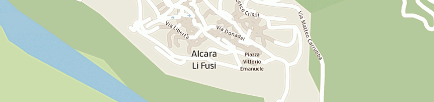 Mappa della impresa municipio a ALCARA LI FUSI