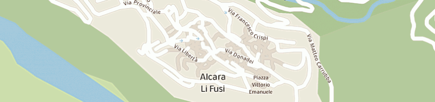 Mappa della impresa comune di alcara li fusi a ALCARA LI FUSI