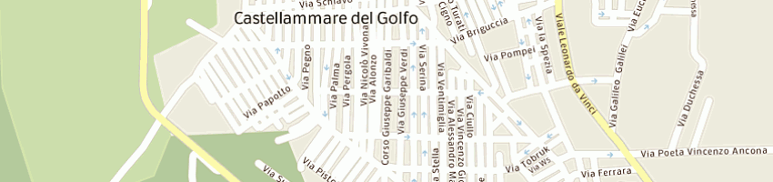 Mappa della impresa crisafi calzature di rosalia gennaci e c snc a CASTELLAMMARE DEL GOLFO