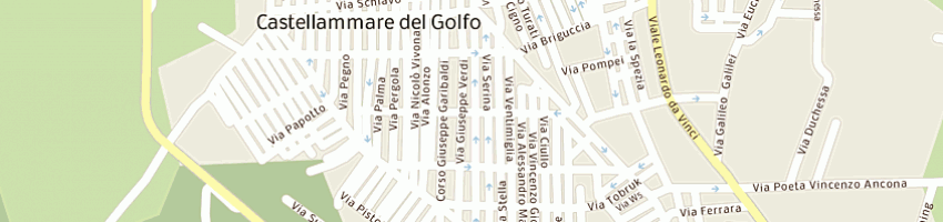 Mappa della impresa gianicolo angela maria a CASTELLAMMARE DEL GOLFO