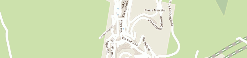 Mappa della impresa cartoleria la coccinella di oliviero rosario a CARONIA