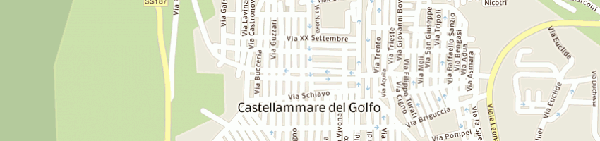Mappa della impresa gerbino gaspare a CASTELLAMMARE DEL GOLFO