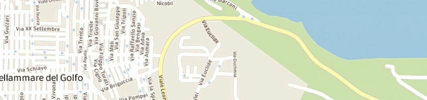 Mappa della impresa municipio a CASTELLAMMARE DEL GOLFO