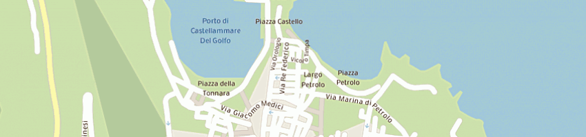 Mappa della impresa pampalone renato antonio a CASTELLAMMARE DEL GOLFO