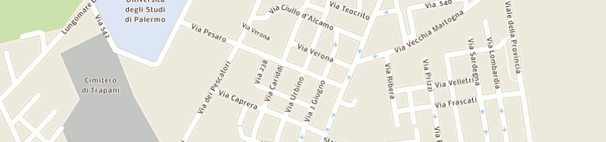 Mappa della impresa siciliana pasti sas uffici a ERICE
