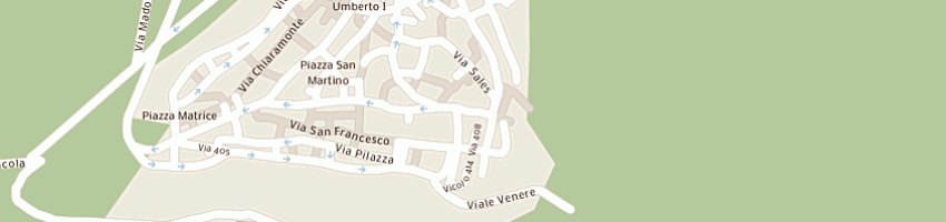 Mappa della impresa carabinieri a ERICE