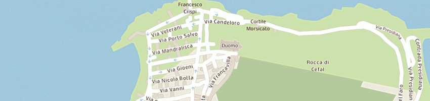 Mappa della impresa associazione siciliana donatori di sangue a CEFALU 