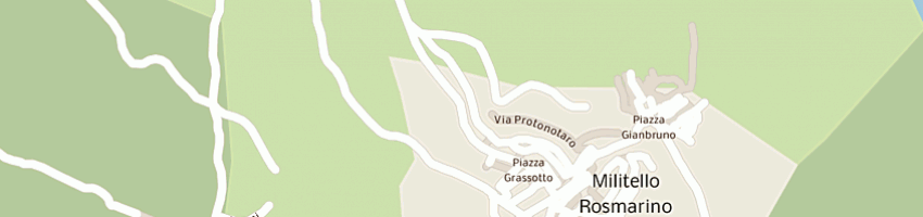 Mappa della impresa municipio a MILITELLO ROSMARINO