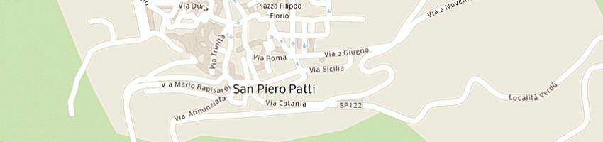 Mappa della impresa castellino giuseppe a SAN PIERO PATTI