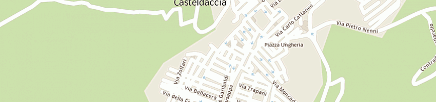 Mappa della impresa latona ruggiero a CASTELDACCIA