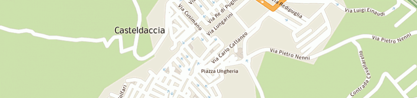 Mappa della impresa pizzuto giuseppe a CASTELDACCIA