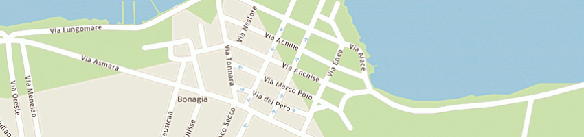 Mappa della impresa residence ristorante tamarea a VALDERICE