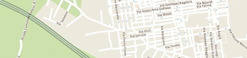 Mappa della impresa bar toscanini di pettiglione tiziana a BAGHERIA