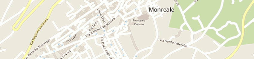 Mappa della impresa enoteca monreale di anello a MONREALE