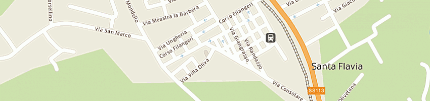 Mappa della impresa d'amato giuseppe a SANTA FLAVIA