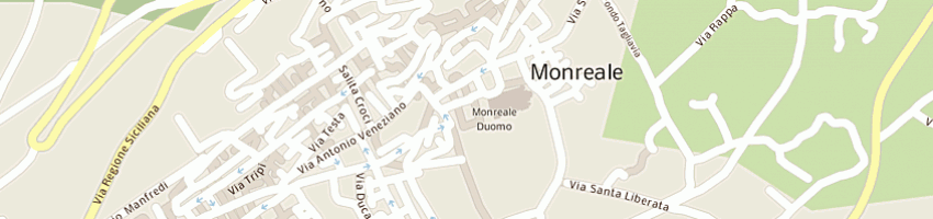 Mappa della impresa mandala' antonino a MONREALE