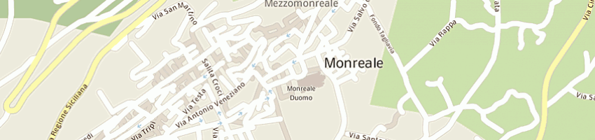 Mappa della impresa polizia municipale a MONREALE