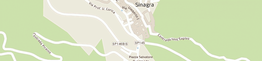 Mappa della impresa carabinieri a SINAGRA