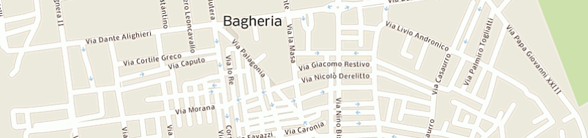 Mappa della impresa agenzia delle entrate a BAGHERIA