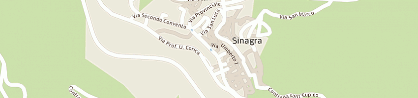 Mappa della impresa azienda unita' sanitaria locale n5 a SINAGRA