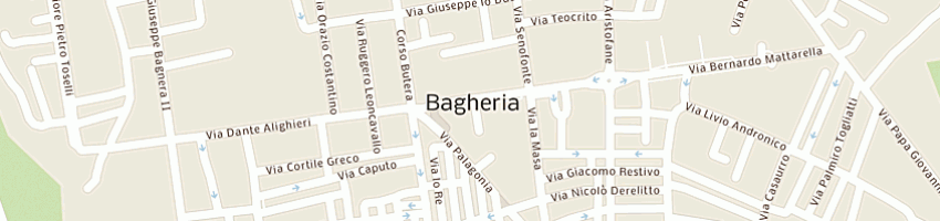 Mappa della impresa ventimiglia michele a BAGHERIA