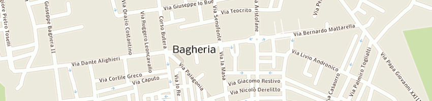 Mappa della impresa palazzo comunale a BAGHERIA