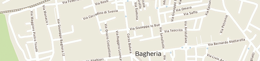 Mappa della impresa bar ambra di finocchiaro camillo emilio a BAGHERIA