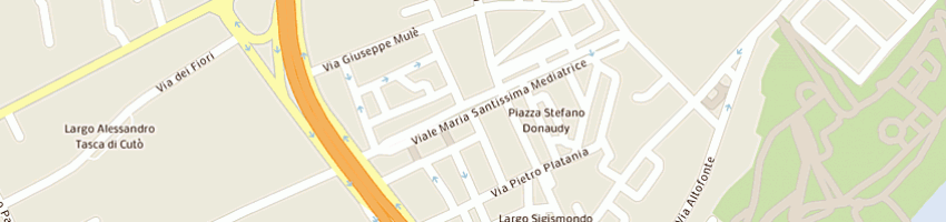 Mappa della impresa max bar snc di longo pietro e giacalone rosalia a PALERMO