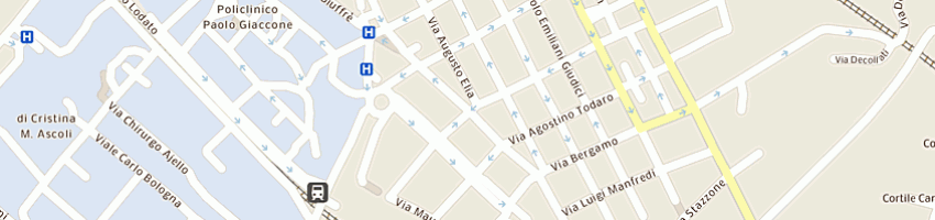 Mappa della impresa montemaggiore giovan battista a PALERMO