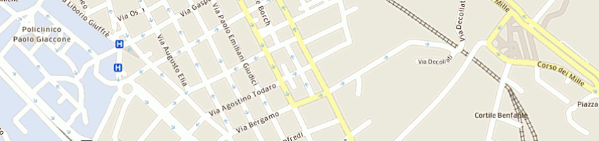 Mappa della impresa autotrasporti passantinogaetana a PALERMO
