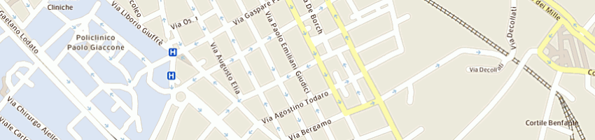 Mappa della impresa buarne' giuseppe a PALERMO